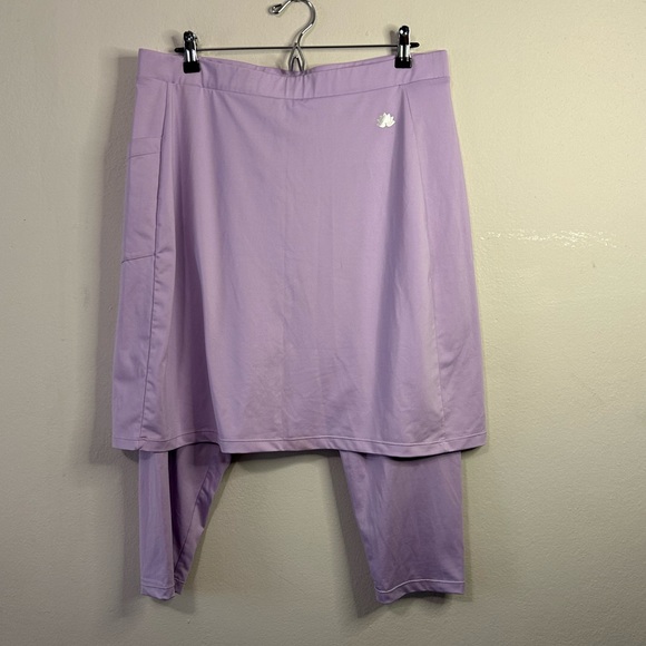 Pants - Snoga Athletics Lilac Modest Leggings with Skirt